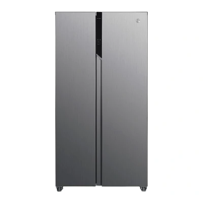 Image of HOOVER HHSBSO 6174XK 1 American Style Fridge Freezer Stainless Steel, Steel