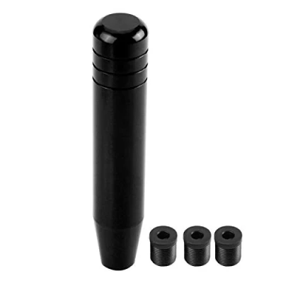 Image of EBTOOLS Gear Stick Car Shift Knob Handle Shifter Lever Head Universal Aluminum Alloy Manual 18Cm Black