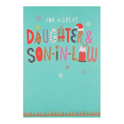 Image of Hallmark Medium Daughter and Son in Law &quot;Special&quot; Christmas Card