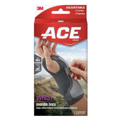 Image of Ace Splint Wrist Brace Reversible One Size Adjustable, 1 each