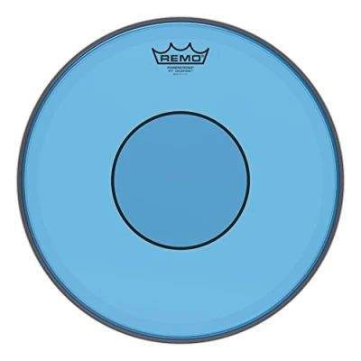 Image of Remo Schlagzeugfell Powerstroke 77 Colortone Blue Drum Head, 13&quot;