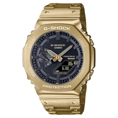 Image of Casio Men&#039;s Analogue Digital Quartz Watch with Stainless Steel Strap GM B2100GD 9AER