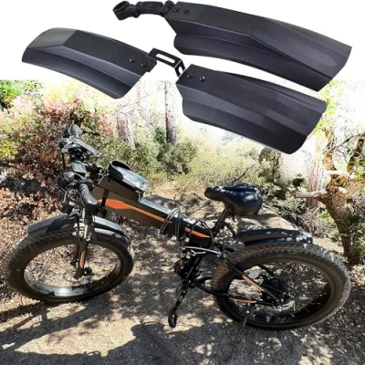 Image of 26 inch Bicycle Mudguard Front Back Rear Tire Mud Guards Kit Quick Release Bike Fenders Set for Road Mountain Fat Outdoor Cycling