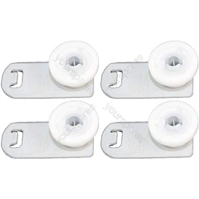 Image of Ufixt Dishwasher Upper Basket Support Wheel x 4 Fits Miele