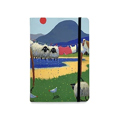Image of &quot;Hand Wash Only&quot; Flexible Pocket Notebook by Thomas Joseph Funny Sheep
