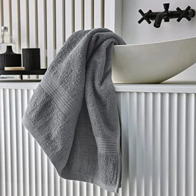 Image of Today Essential Steel 70 x 130 cm Cotton Bath Towel