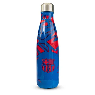 Image of FC Barcelona 500ml Stainless Steel Vaccum Flask Thermal Bottle Blue
