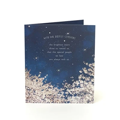 Image of Sympathy Card Sorry For Your Loss Cards Thinking of You Bereavement Condolence Inspirational