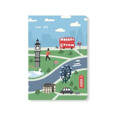 Image of Letts of London Wanderlust A5 week to view 2025 diary