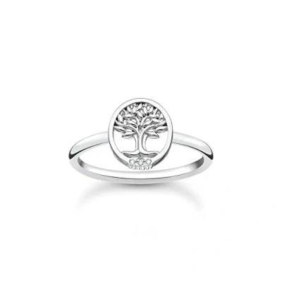 Image of THOMAS SABO Ring Tree of Love with stones 925 Sterling Silver TR2375 051 14 52