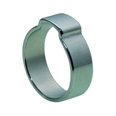 Image of 10 x Single Ear O Clips Fuel Clamps, Water Coolant Pipes Air Hydraulic Hoses [ 14 16mm ]