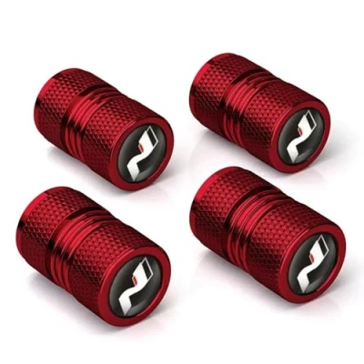 Image of 4PCS Screw On Tyre Valve Caps for Hyundai N I20 I30 IX35 Tucson Kona Elantra Corrosion Resistant Dust Proof Leak Car Accessories,B