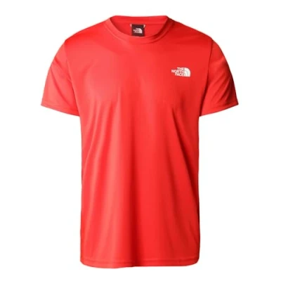 Image of THE NORTH FACE Reaxion Red Box T Shirt Fiery L