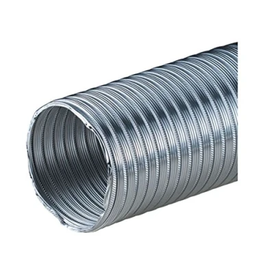 Image of Armar Trading LTD Aluminium Flexible Hose 115mm / 4.5&quot; Alloy Air Ducting Pipe Extractor Fan Flexi Tube Ventilation Channel AF115
