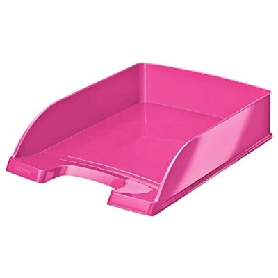 Image of Leitz A4 Letter Tray, Metallic Pink, WOW Range, 52263023
