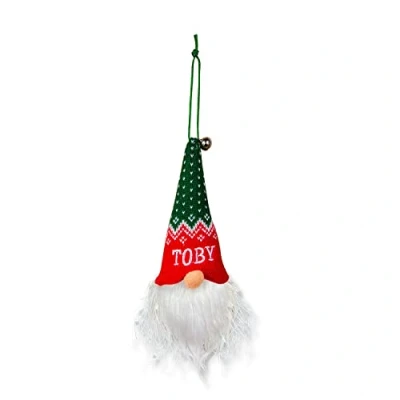 Image of History &amp; Heraldry Light Up Gonk Pre personalised Christmas Hanging Decoration Toby 00269860772