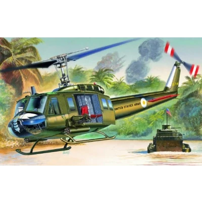 Image of Tamiya ITA1247 UH 1D Slick Italy Model kit, Unpainted, Mittel