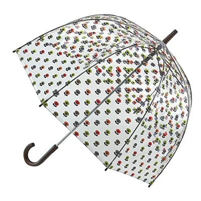 Image of Orla Kiely Birdcage 2 Stick Umbrella, 94 cm, 1 L, Mini Multi Flower Oval