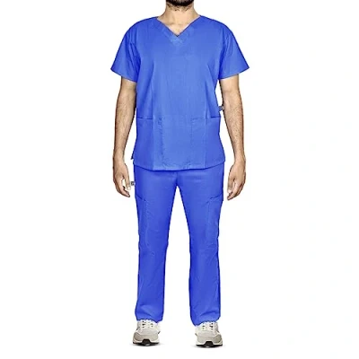 Image of lynwood Unisex Medical Nurses Uniform Scrubs Trousers Women Healthcare Doctor Tunic Nurse Trouser Hospital work Wear Uniforms Pant