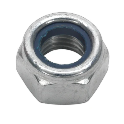 Image of Sealey Nylon Locknut M14 Zinc Pack of 25