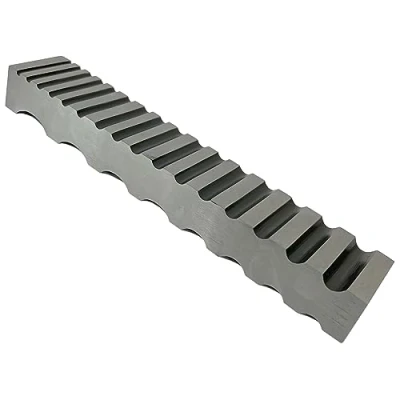 Image of Doming Dapping Steel Bending Block Double Sided Jewellers Silversmith Tool 8&quot;