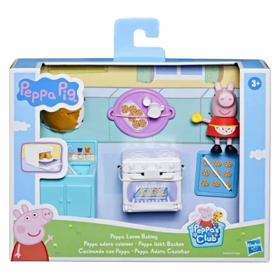 Image of Peppa Pig Loves Baking Toy Playset with Figure and Accessories