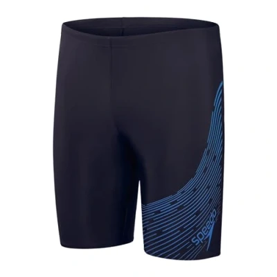 Image of Speedo MENS Medley LOGO Jammer Swimming trunks True navy, Men&#039;s, Size: 32, navy