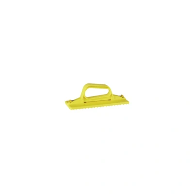 Image of Vikan 55106 Hand Model Pad Holder, Yellow, 235mm Length, 100mm Width, 80mm Height