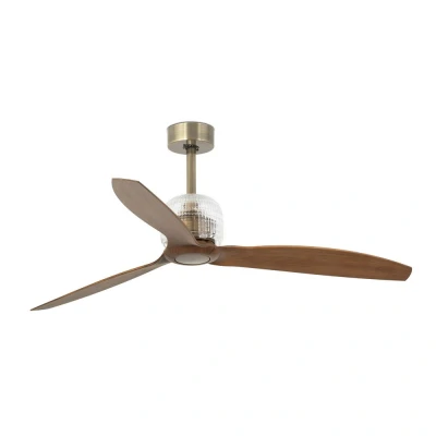 Image of Deco Gold, Wood Ceiling Fan With DC Motor