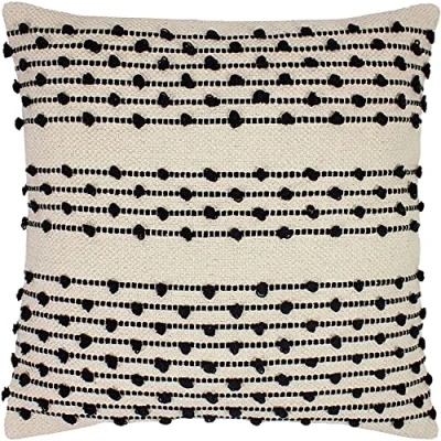 Image of furn. Mossa Cushion Cover, Natural/Black, 45 x 45cm