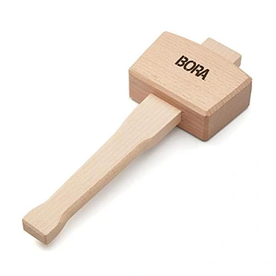 Image of Wooden Mallet 4 ½ Bora 540049, The Well Balanced Beechwood Woodworking That’s Ideal for Solid, Damage Free Striking