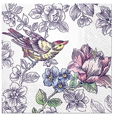 Image of Dream Garden Decoupage Paper Napkins Quality Decorative Serviettes 33cm x (Pack of 20)