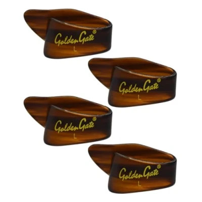 Image of Golden Gate GP 4T 4PK Thumb Picks Tortoise Large