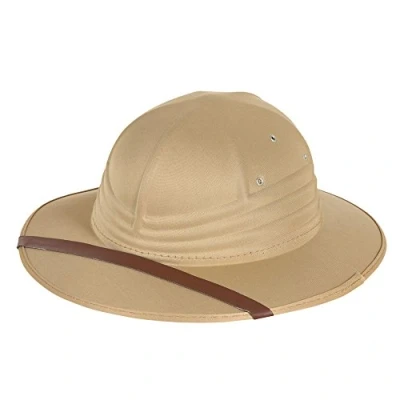 Image of Bristol Novelty BH671 Nylon Felt Safari Hat, Mens, Beige, One Size