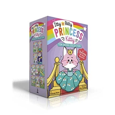 Image of The Itty Bitty Princess Kitty Ten Book Collection (Boxed Set): Newest Princess; Royal Ball; Puppy Prince; Star Showers; Cloud Race; ... Copycat; Tea for Two; Flower Power