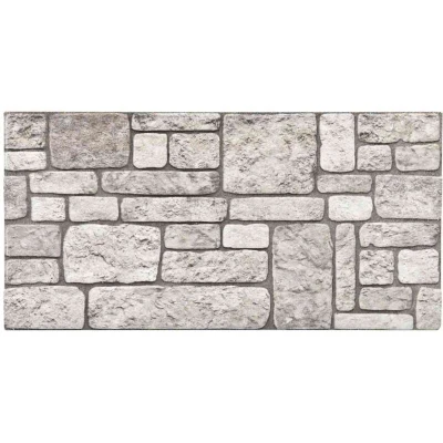 Image of vidaXL 3D Wall Panels with Grey Brick Design 10 pcs EPS