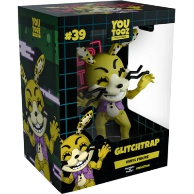 Image of YouTooz: Glitchtrap 12 cm Vinyl Figure, Official FNAF Collection from The Five Nights at Freddys [Ages 15+ ]