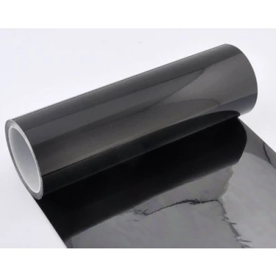 Image of 12&quot;x40&quot; Dark Black Auto Car Sticker Smoke Fog Light Headlight Taillight Tint Film Sheet