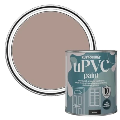 Image of Rust Oleum Pink uPVC Door and Window Paint in Gloss Finish Haversham 750ml