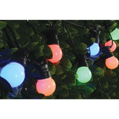 Image of Lyyt LED Festoon Light 5 Metre Multi Coloured Waterproof (10 Lights)