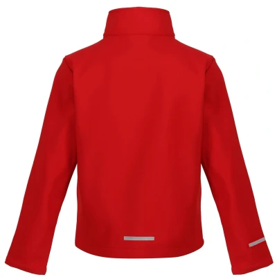 Image of Regatta Professional Kids&#039; Ablaze 2 Layer Softshell Classic Red/Black, Size: 3 4 Years