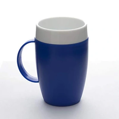 Image of Ornamin Mug with Internal Cone 140 ml Blue and Thermal Function (Model 905) / drinking aid, coffee cup, thermo mug, cup for elderly