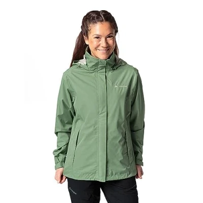Image of Vaude Escape Waterproof jacket, Women&#039;s, Size: 12, Willow green