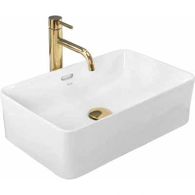 Image of REA U5098 Bathroom Sink Made of Ceramic Berta 48 Snow White U5098,