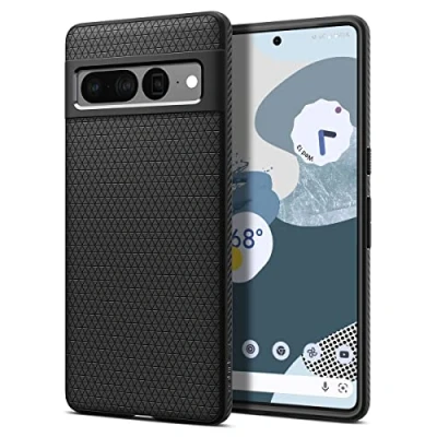 Image of Spigen Liquid Air Case Black Google Pixel 7 Pro