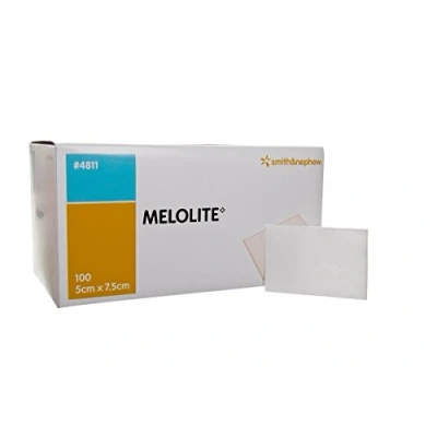 Image of Smith &amp; Nephew Melolite Low Adherent Dressing, 7.5 x 5 cm