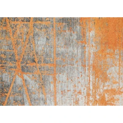 Image of Wash&amp;Dry Doormat, Acrylic, Orange, 170 x 240 0.9 cm