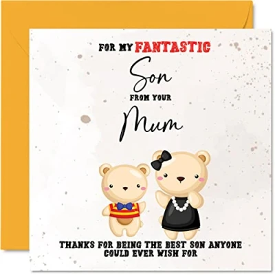 Image of Special Birthday Cards for Son Fantasic Happy Card from Mum, Gifts, 145mm x Sentimental Greeting Gift