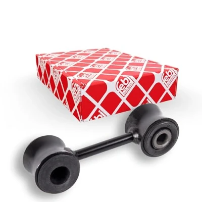 Image of 51810124, 51810124SK, 52004273, 52004273SK Anti roll bar link FEBI BILSTEIN 170734 Rear Axle Left, Right 86mm with rubber mounts Steel