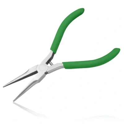 Image of LEONTOOL Needle Nose Pliers Mini for Jewelry Beading Making Micro Precision Smooth Jaw Handcraft Repair Tool Small Professional Functional Hand 5 Inches